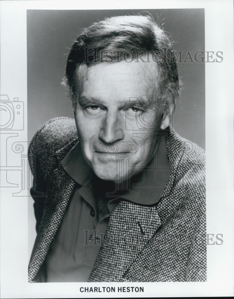 Press Photo Actor movie star Charlton Heston - Historic Images