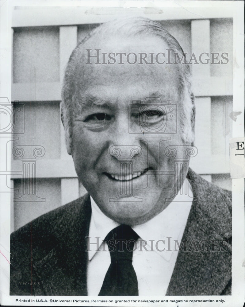 1972 Hal Wallis Actor - Historic Images