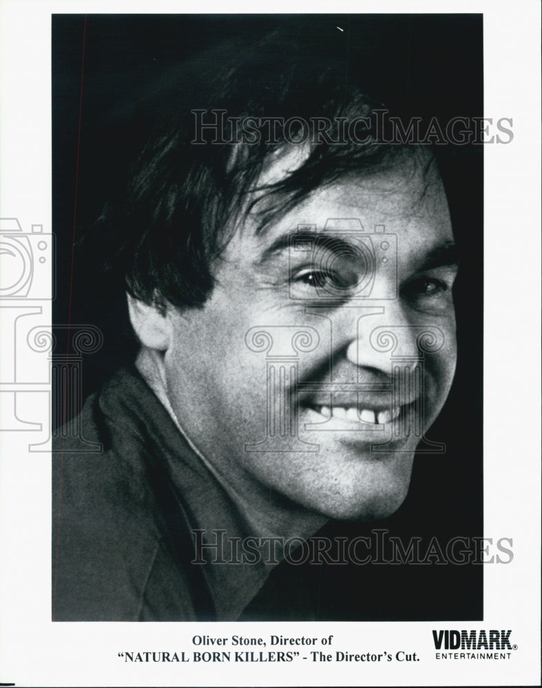 Press Photo Oliver Stone director of Natural Born Killers - Historic Images