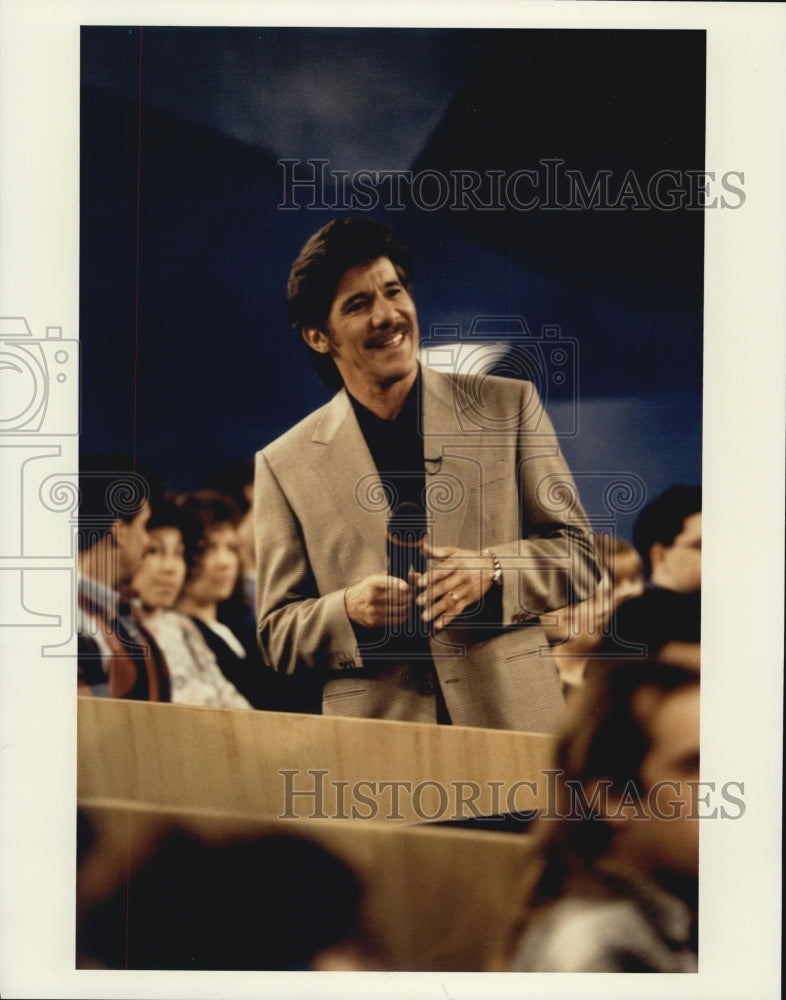 1996 Press Photo Geraldo Rivera Tv Talk show hosts - Historic Images