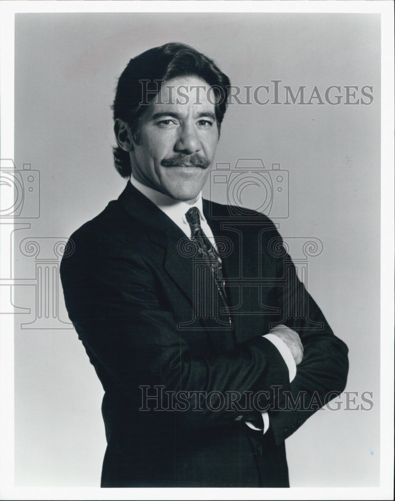 1996 Press Photo Geraldo Rivera Tv host show - Historic Images