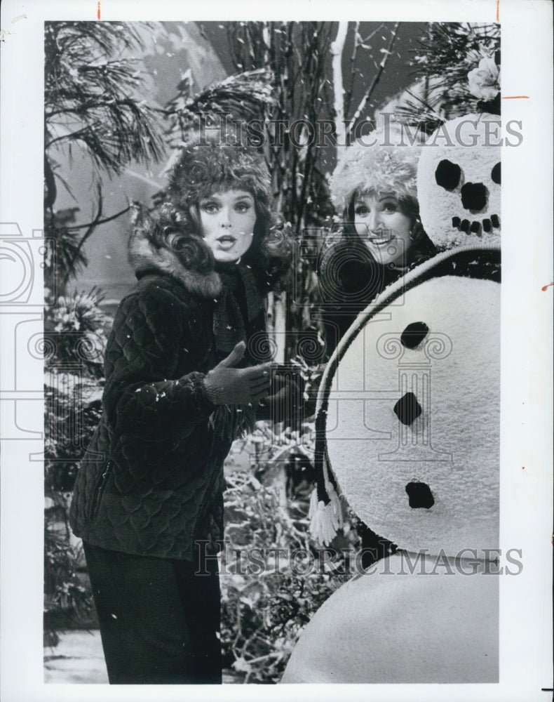 1975 of Gail Farrell &amp; Sandi Griffiths, stars of Lawrence Welk Show - Historic Images