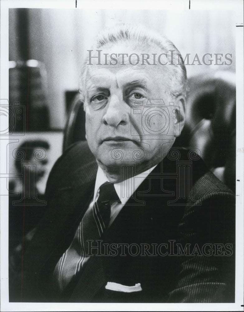 1987 Press Photo George C. Scott Actor Mr. President Title Role Drama Comedy - Historic Images