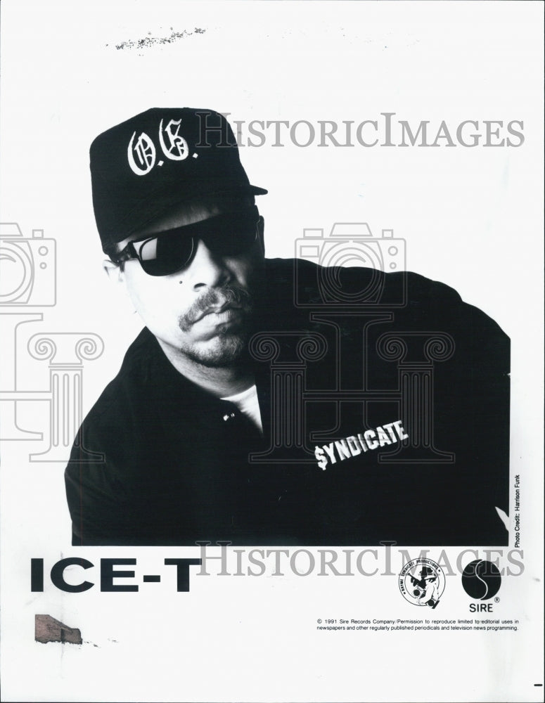 1991 Press Photo Ice-T - Historic Images