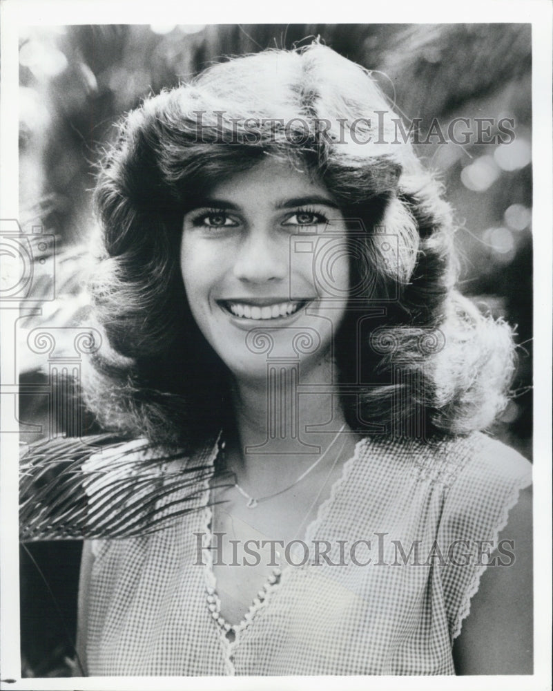 1981 Press Photo Julie Bryan Americas Junior Miss - Historic Images