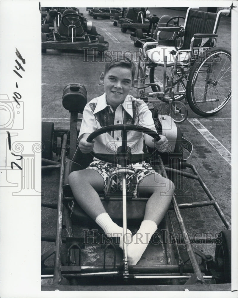 1977 Muscular Dystrophy poster child Greg Davis - Historic Images