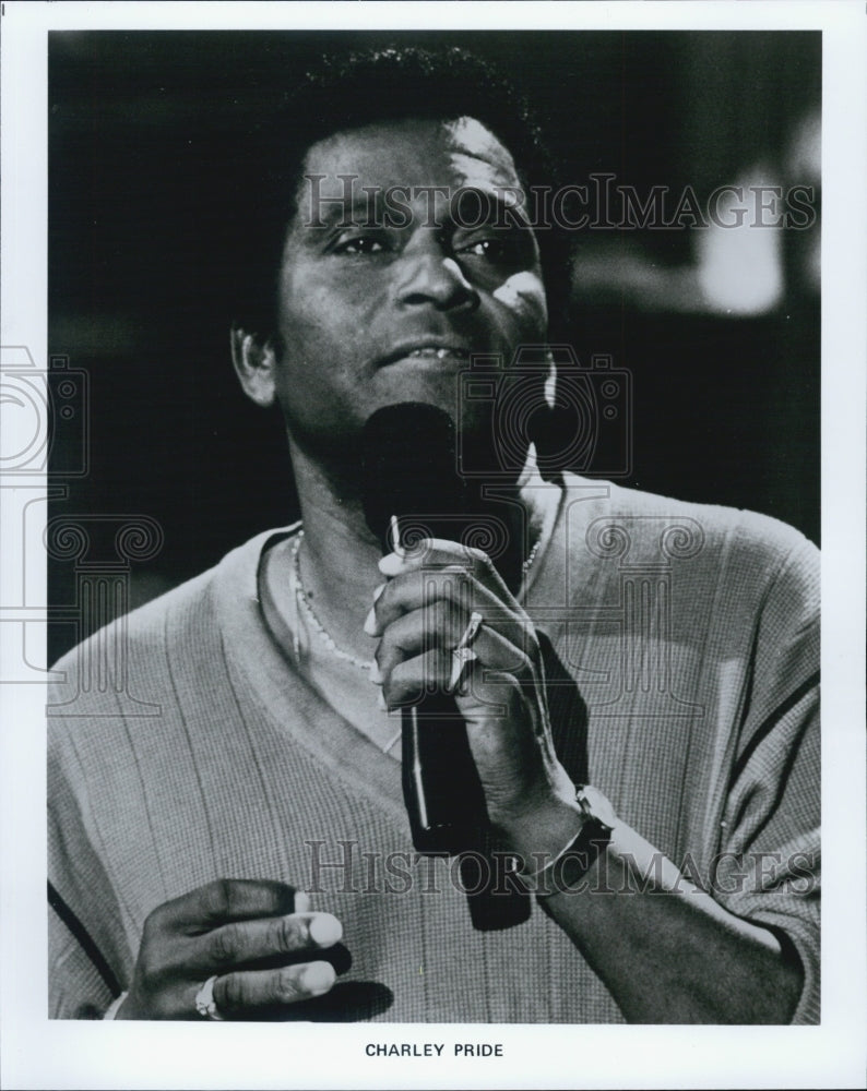 Press Photo Charley Pride American country music singer (Wikipedia) - Historic Images