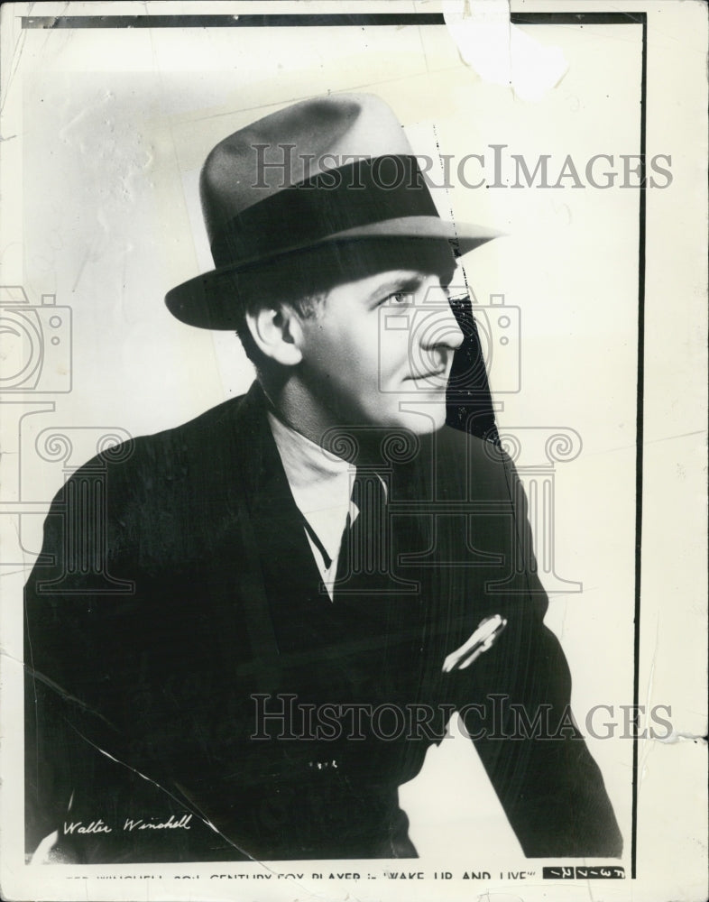 1938 Walter Winchell News Anchor Actor ABC Television Network - Historic Images