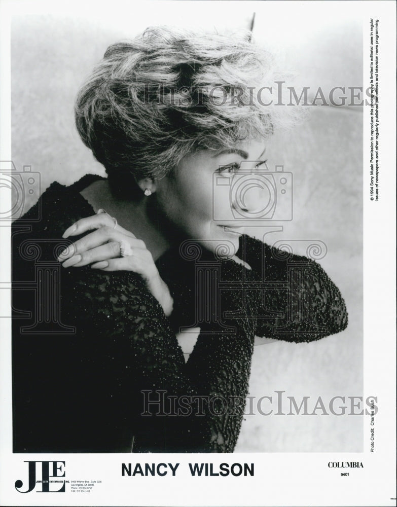 Press Photo Nancy Wilson Entertainer Actress Singer Musician - Historic Images