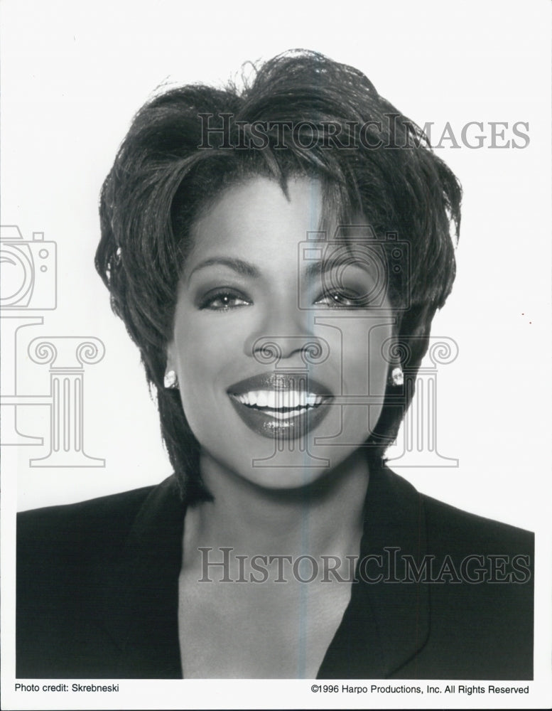 1996 Press Photo Oprah Winfrey Television Show host - Historic Images