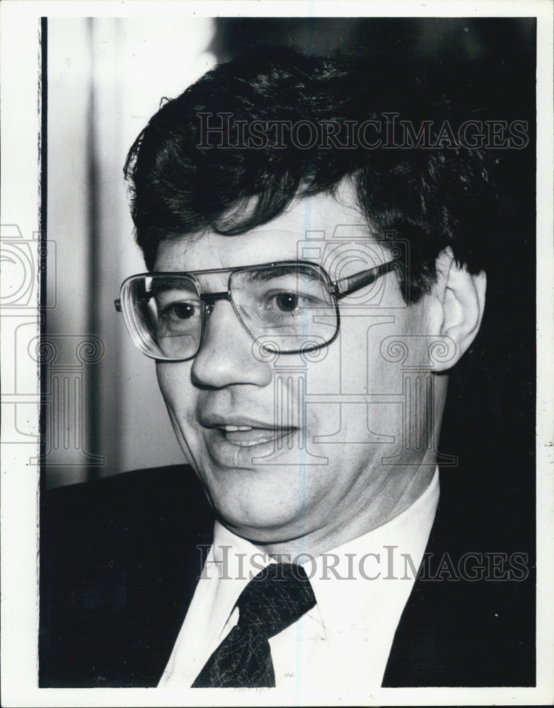 1982 Press Photo Detroit Tigers baseball Owner Tom Monaghan - Historic Images