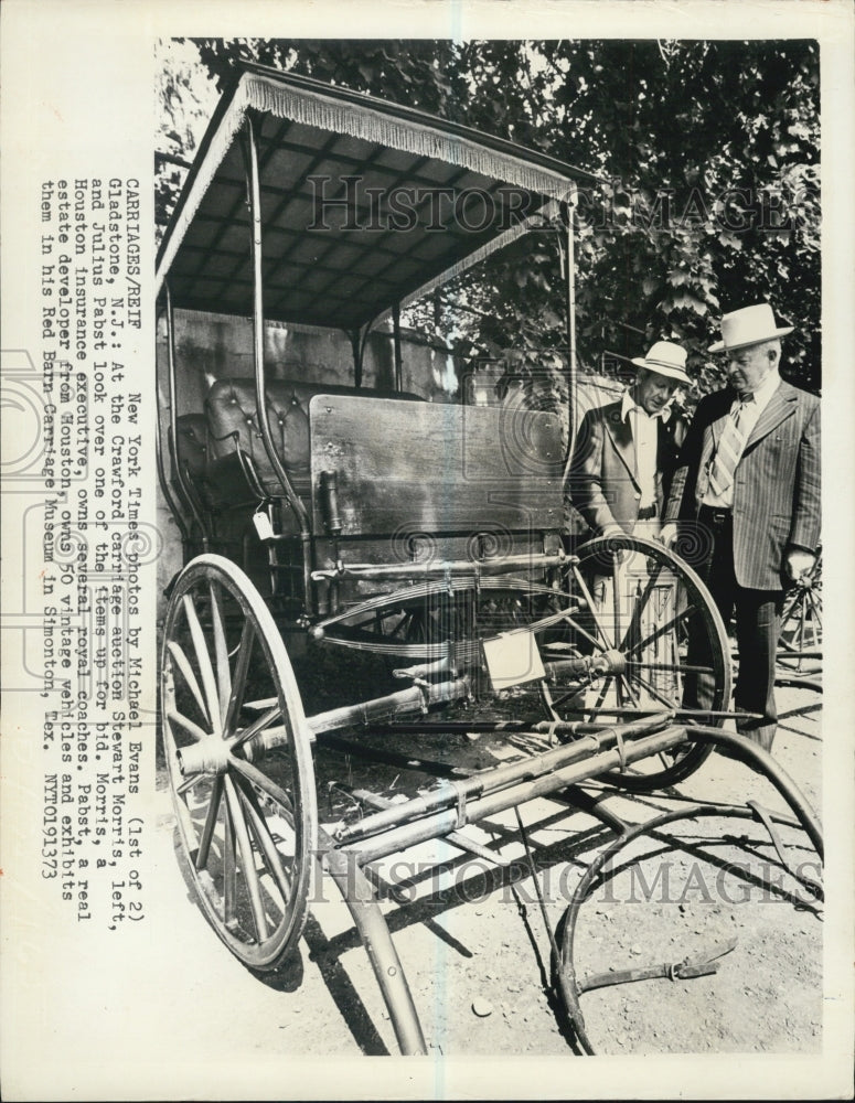 1973 Crawford Carriage Auction royal coaches Stewart Morris - Historic Images