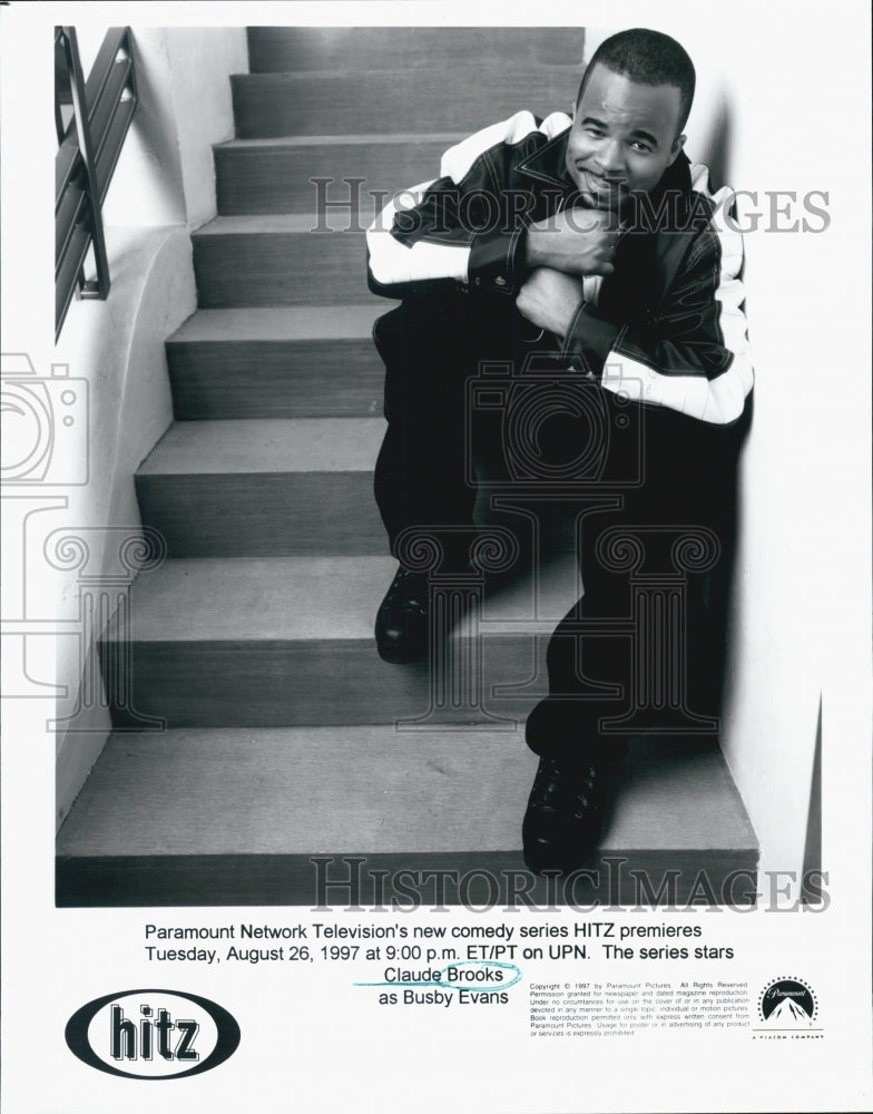 1997 Press Photo Brooks in Comedy Series HITZ - Historic Images