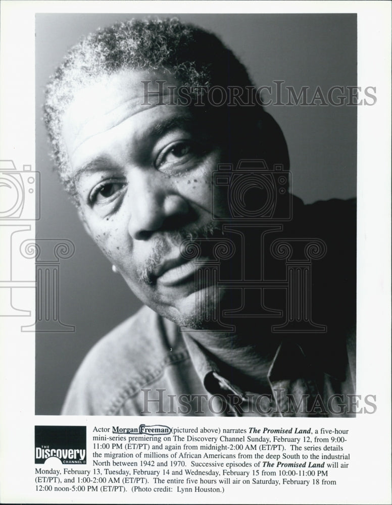 1995 Freeman Narrates Discovery Channel "The Promised Land" Historic