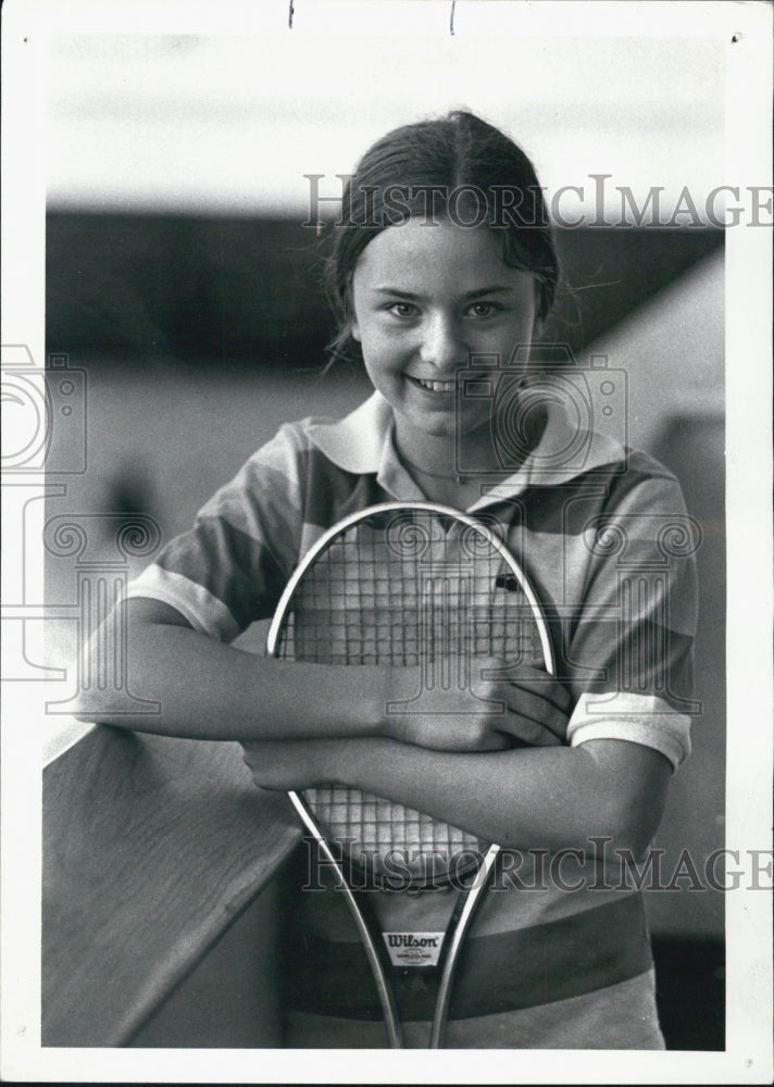1977 Bowes Tennis Doubles Champion Age 11 - Historic Images