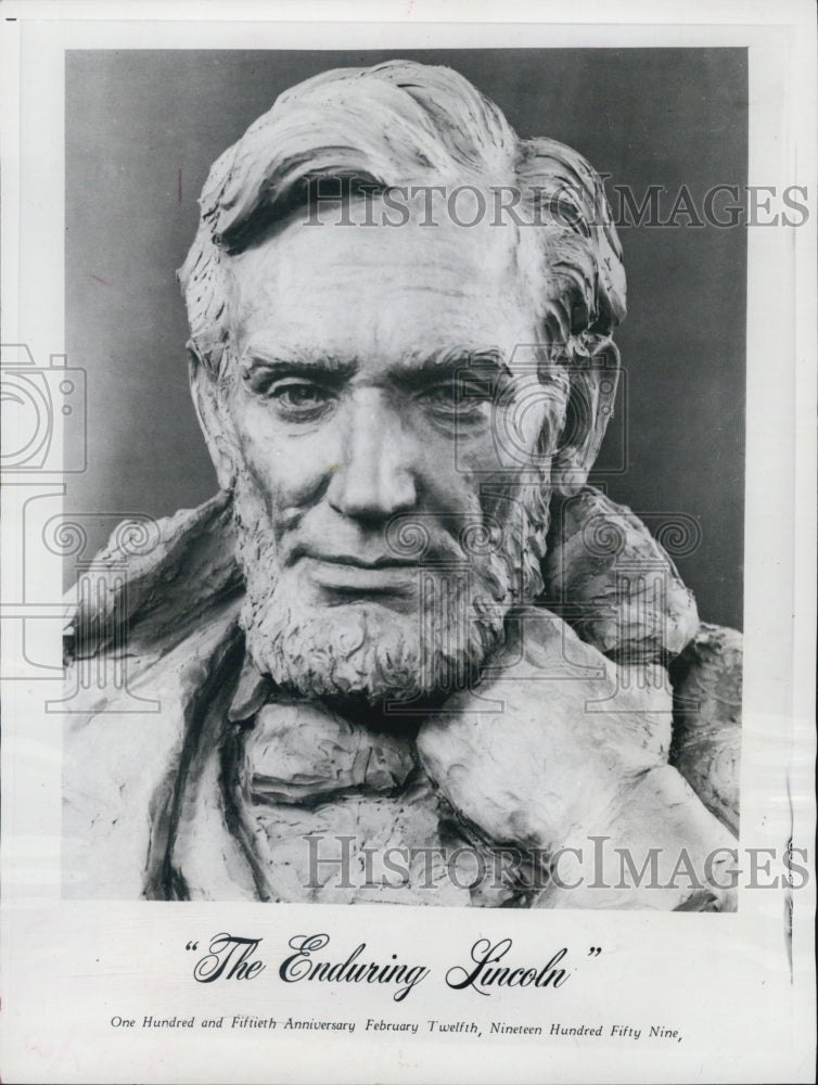 1959 50,000 &quot;The Enduring Lincoln&quot; Souvenier Portraits Given Away - Historic Images