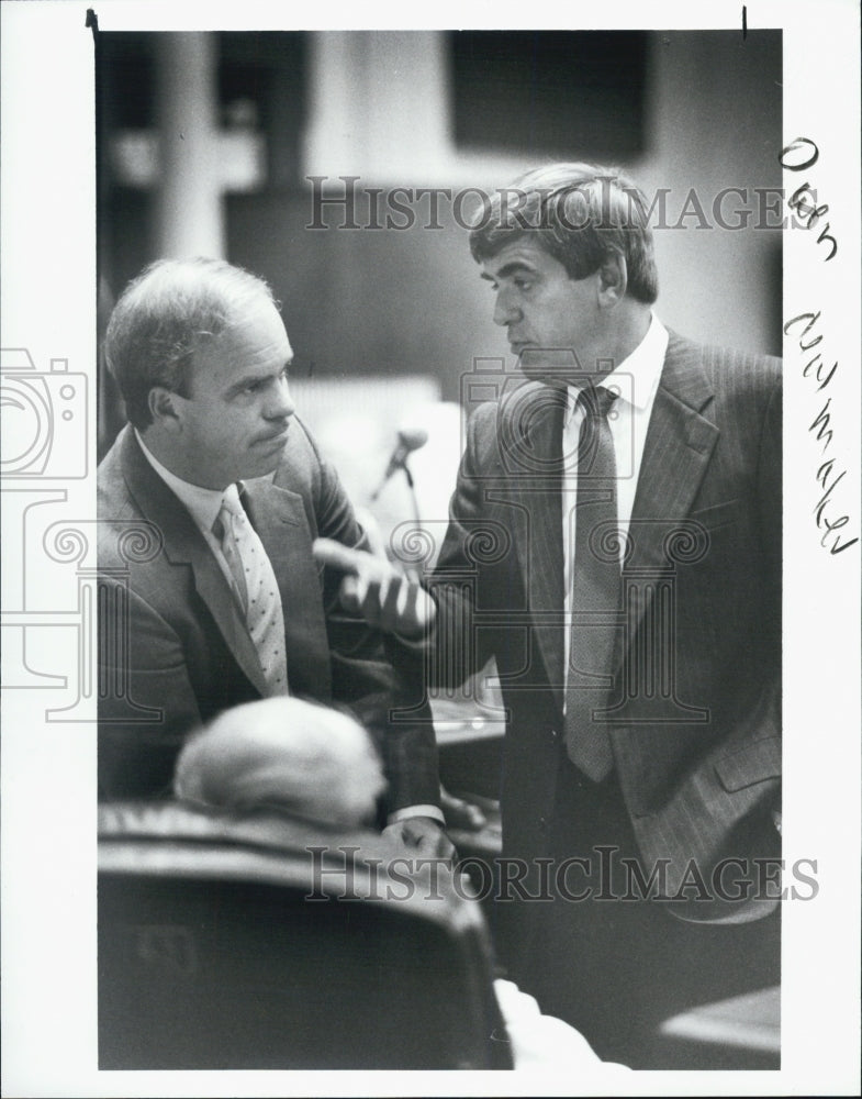 1988 Press Photo Pat Gagliardi &amp; Gary Owen - Historic Images