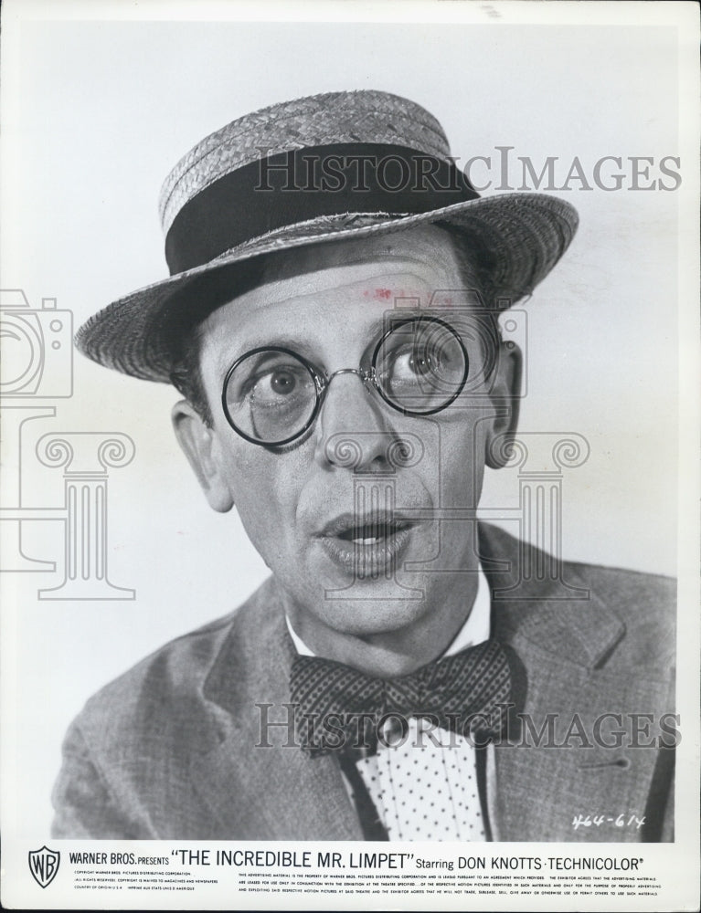 1964 Don Knotts Actor The Incredible Mr. Limpet - Historic Images