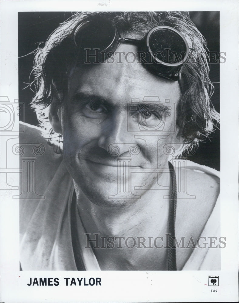 Press Photo Singer Songwriter Guitarist James Taylor - Historic Images