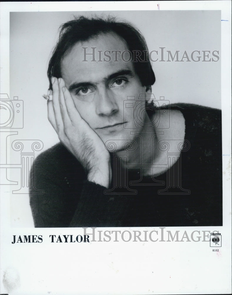 1987 Press Photo Musician band James Taylor - Historic Images