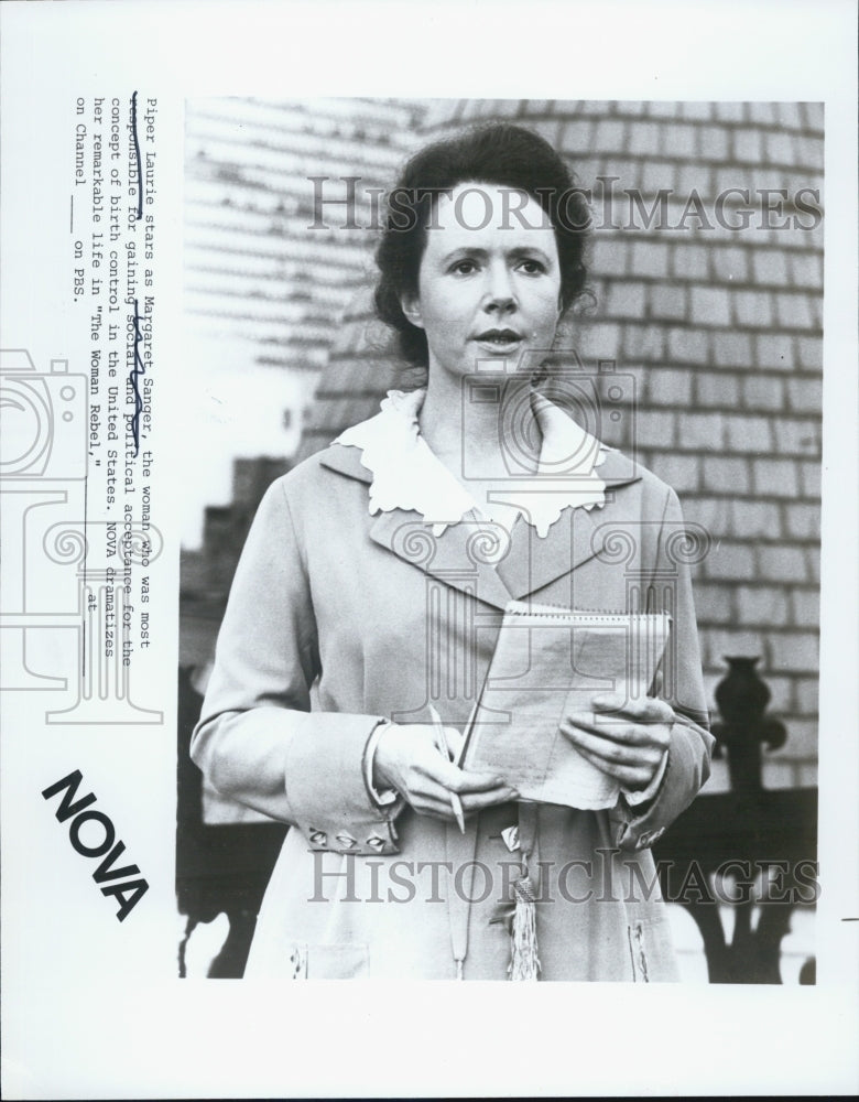 Press Photo Piper Laurie Margret Sanger The Woman Rebel - Historic Images