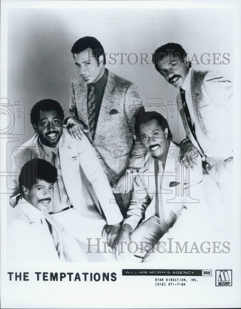 1989 Press Photo Musical Group The Temptations - Historic Images