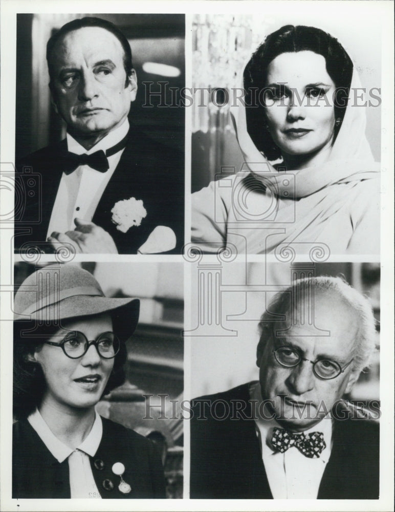 1982 Press Photo Film Movie Movie stars George C Scott and Trish Van Devere - Historic Images