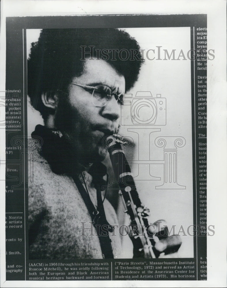 1976 Press Photo Anthony Braxton Musician - RSG16185 - Historic Images