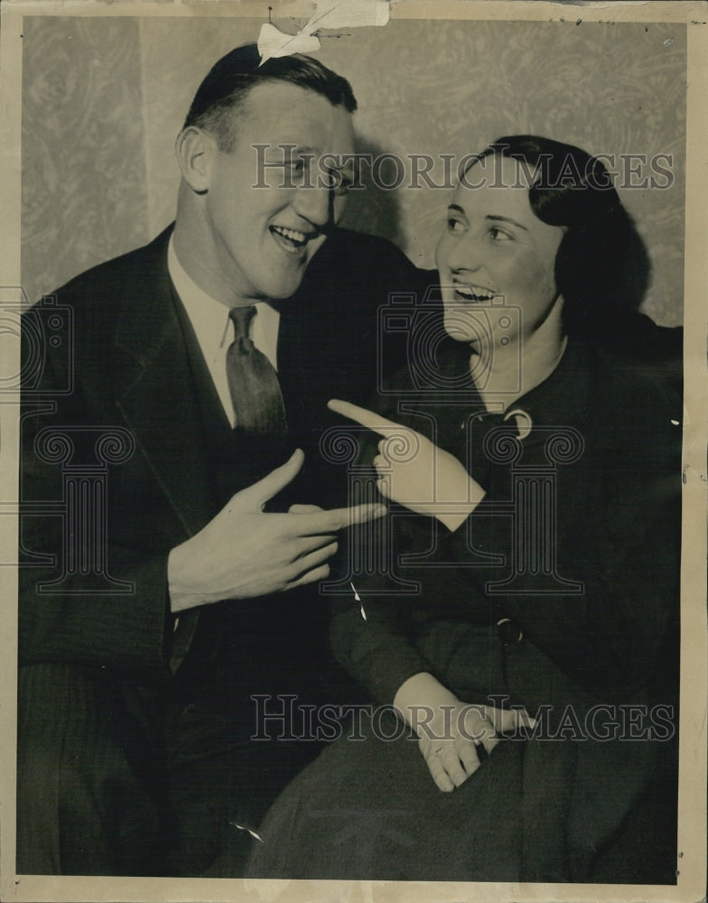 1934 Johnny Sish Chicago Beans Catherine Lenon - Historic Images