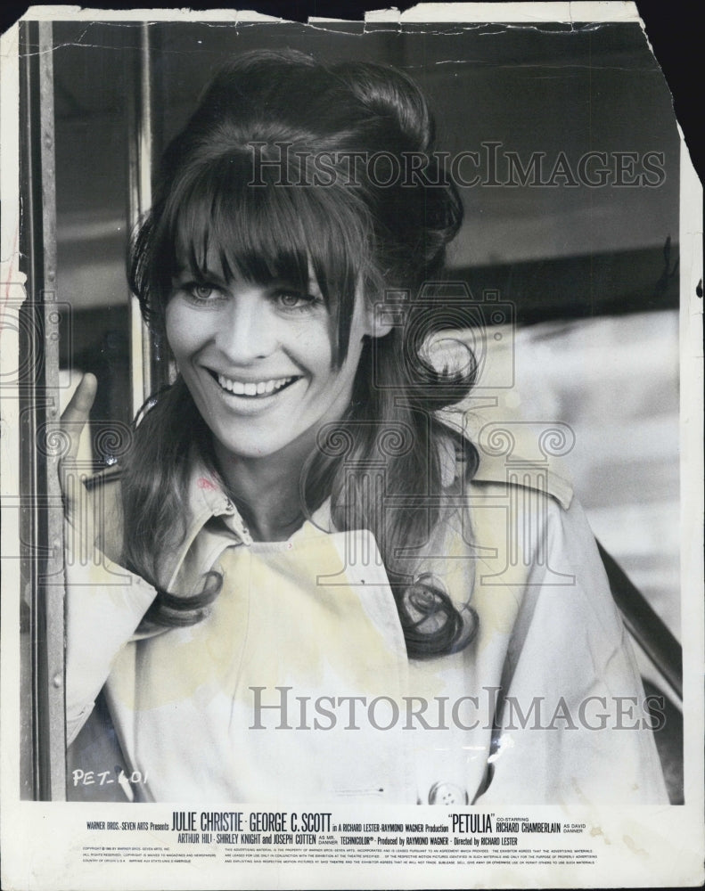 1968 Julie Christie stars in Petulia - Historic Images