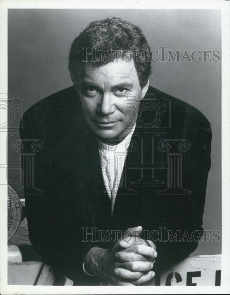 1991 Press Photo William Shatner,actor - Historic Images