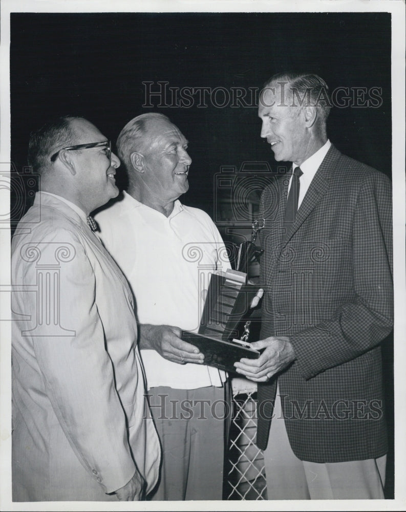 1960 Connie Mack Jr At Miami Stadium Far Award Honoring His Father - Historic Images