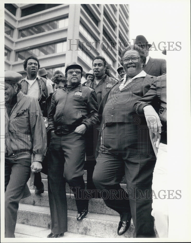 1985 Press Photo Willie Flunkie Stokes Following Sentencing - Historic Images