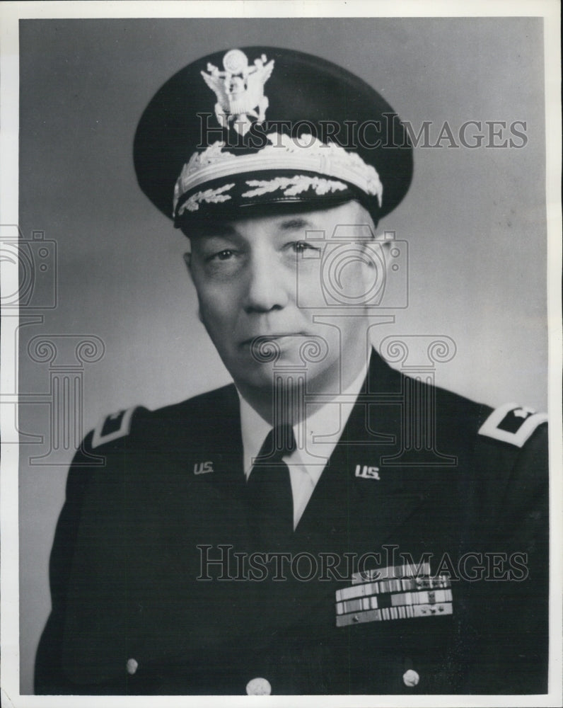 1968 Press Photo Raymond A Wilkinson Promoted To Major General Of 26th Yankee - Historic Images