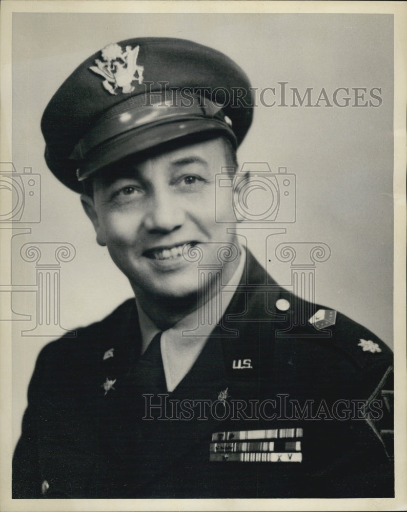 1959 Press Photo New Yd Chief Of Staff Colonel Raymond Wilkinson Of Marblehead - Historic Images