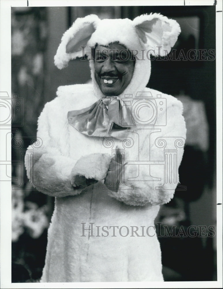 1987 Press Photo Sherman Hemsley Actor What&#39;s Up Deacon Amen - Historic Images