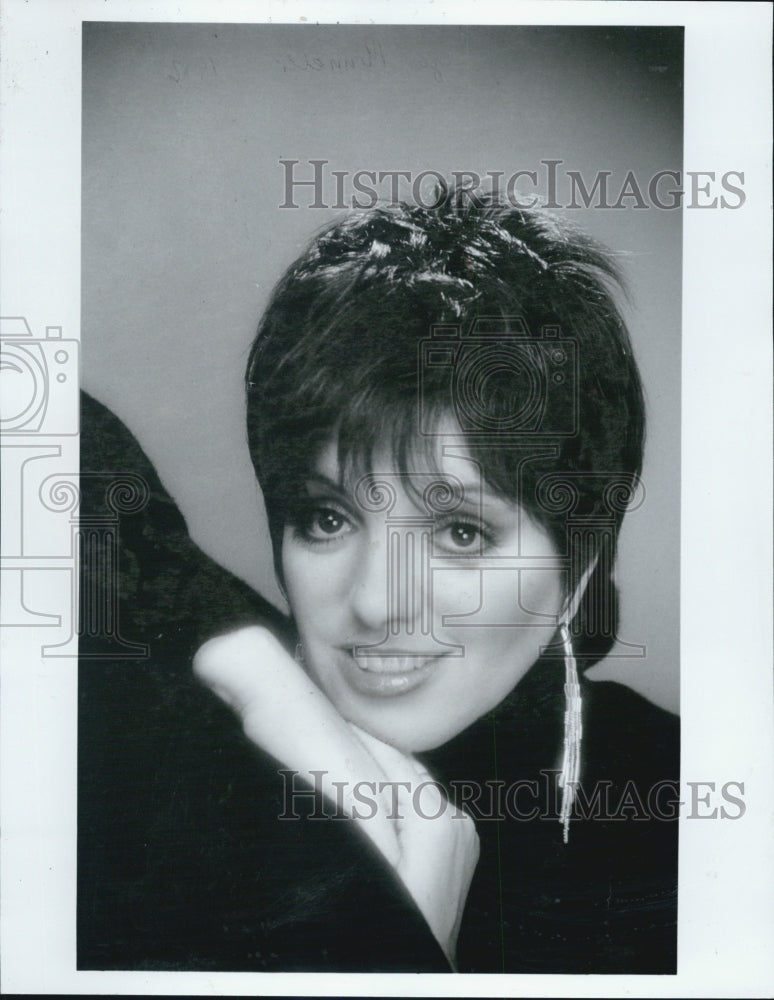 1987 Press Photo Singer Musician Liza Minnelli - Historic Images