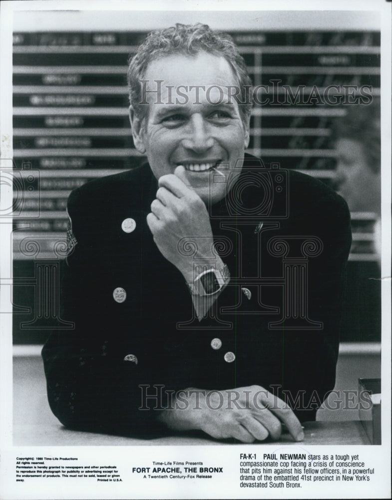 Press Photo Paul Newman Fort Apache The Brox - Historic Images