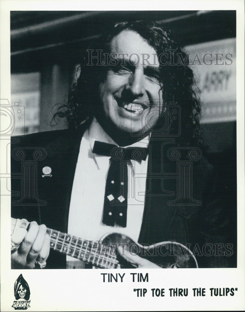 Press Photo Singer Musician Tip Top Thru The Tulips - Historic Images