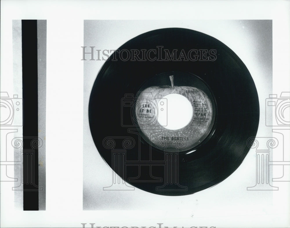 Press Photo Let It Be Album By The Beatles - Historic Images