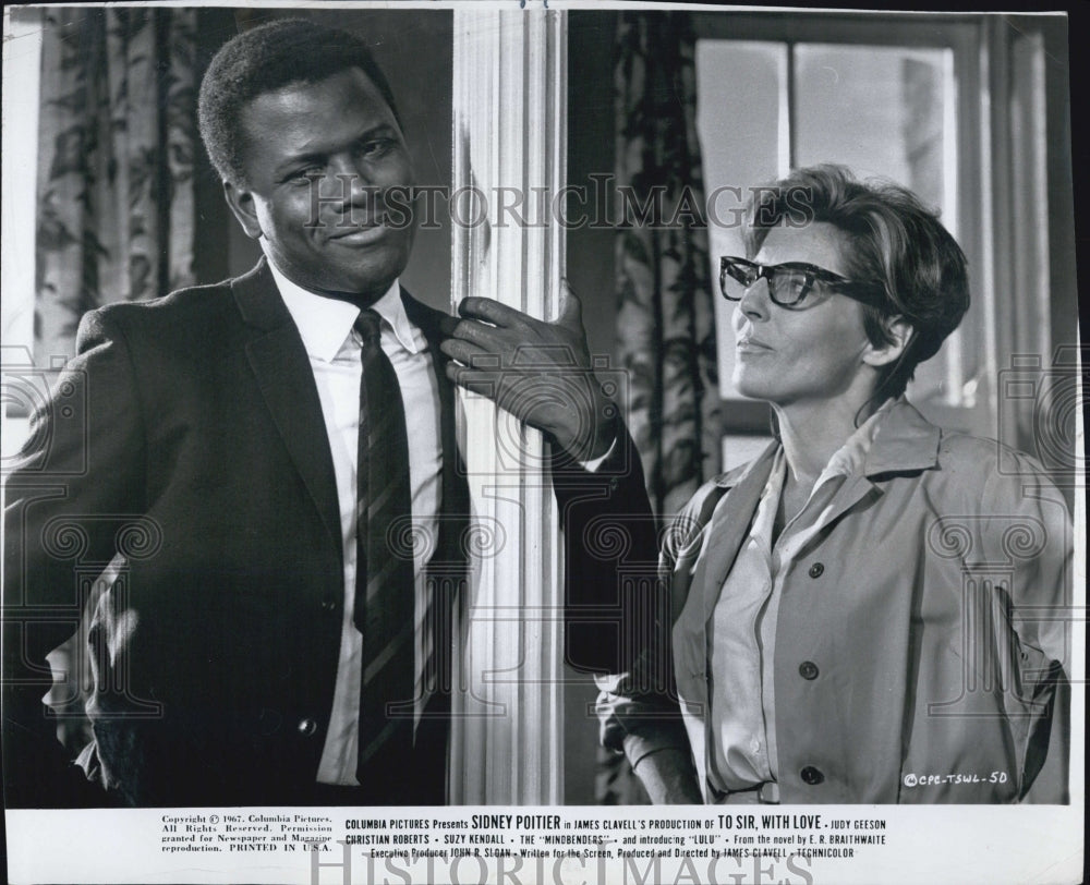 1967 Sidney Poitier in To SIr With Love - Historic Images