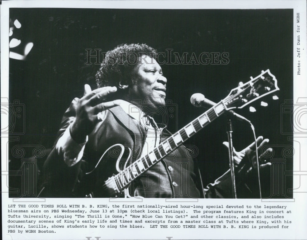 Press Photo B.B. King - Historic Images