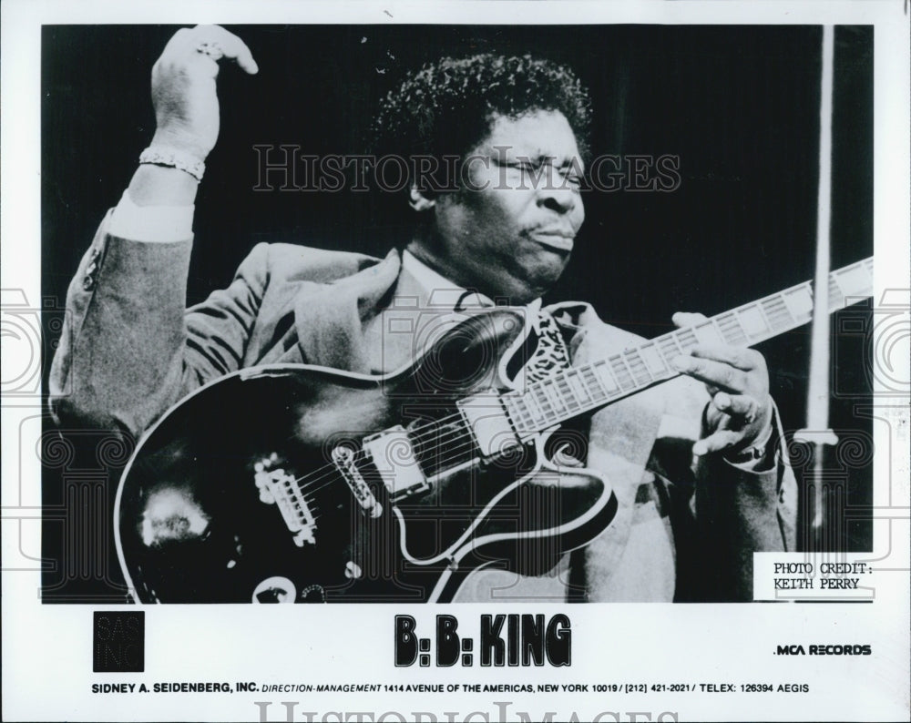 Press Photo B.B. King - Historic Images