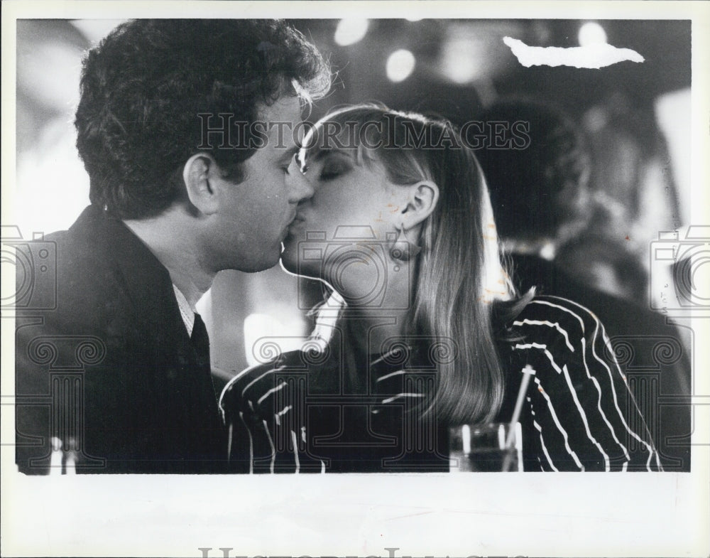 1986 Press Photo Tom Hanks Bess Armstrong Actors - Historic Images