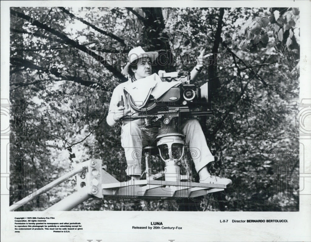 1979 Press Photo Luna Director Bernado Bertolucci - Historic Images