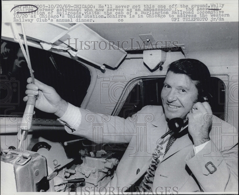1969 Walter Schirra Astronaut American Automotive Association - Historic Images