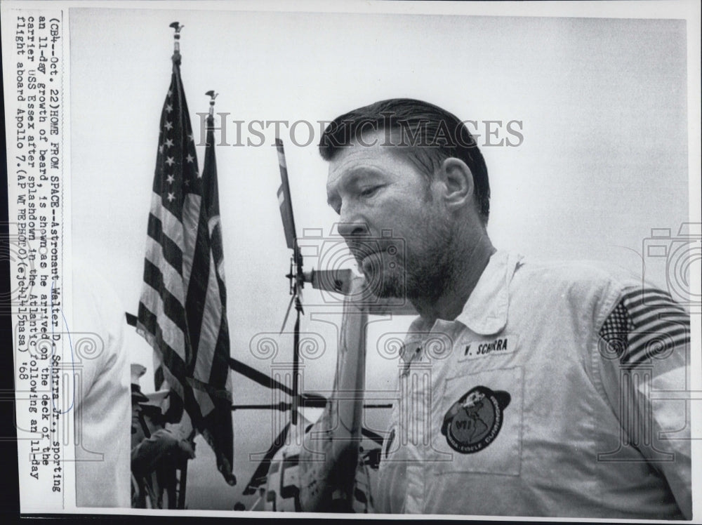 1968 Walter Schirra Astronaut Rice University American Space Center - Historic Images