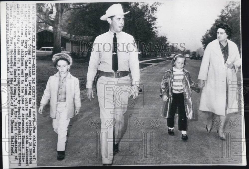 1965 Children Astronaut John W Young Navy Lieutenant Commander - Historic Images