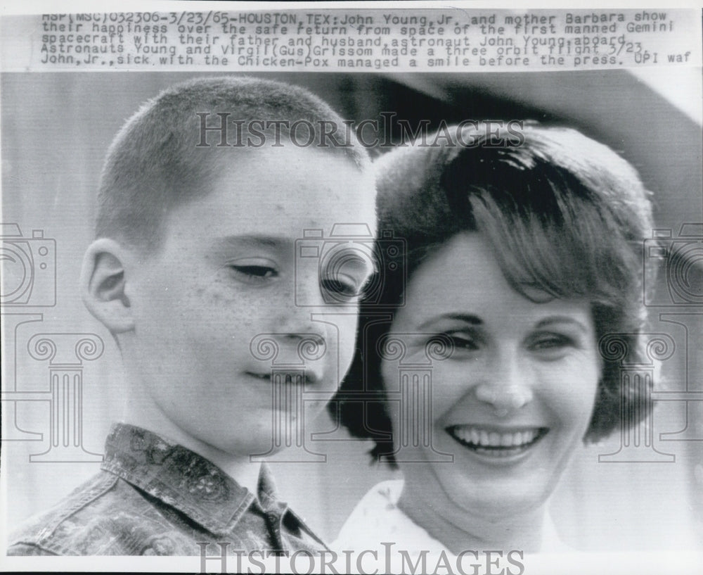 1965 John Young Jr. Astronaut Barbara Young Space - Historic Images