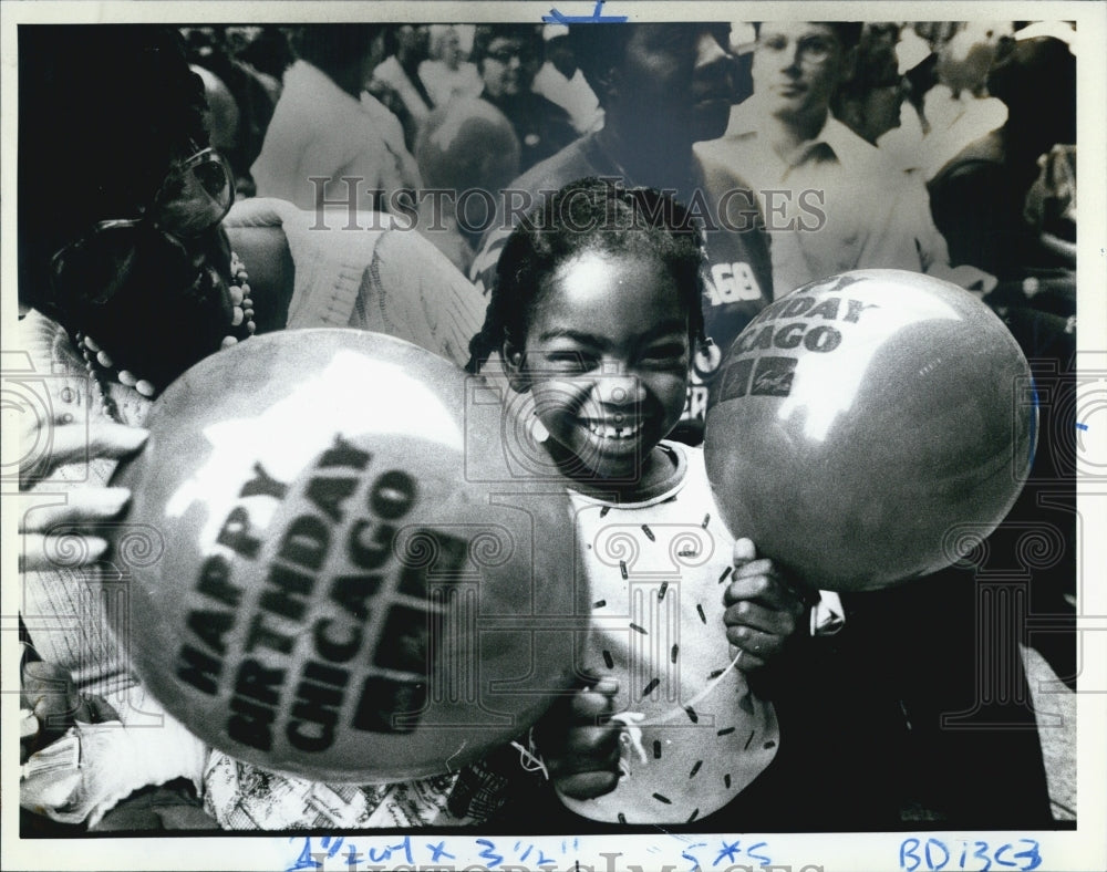 1983 Press Photo Illinois Chicago Anniversary - Historic Images
